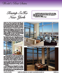 World's Best Suites - Trump SoHo New York